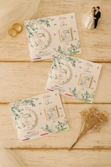 Kişiye Özel Çikolatalı Kalp Açacak Magnet | Söz, Nişan, Nikah, Düğün Hediyesi