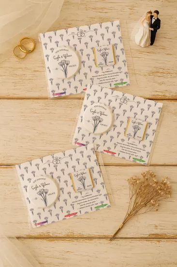 Kişiye Özel Çikolatalı Kalp Açacak Magnet | Söz, Nişan, Nikah, Düğün Hediyesi