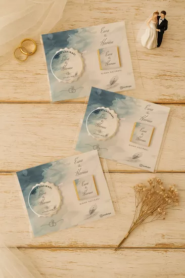 Kişiye Özel Çikolatalı Kalp Açacak Magnet | Söz, Nişan, Nikah, Düğün Hediyesi