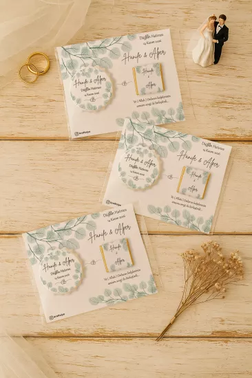 Kişiye Özel Çikolatalı Kalp Açacak Magnet | Söz, Nişan, Nikah, Düğün Hediyesi