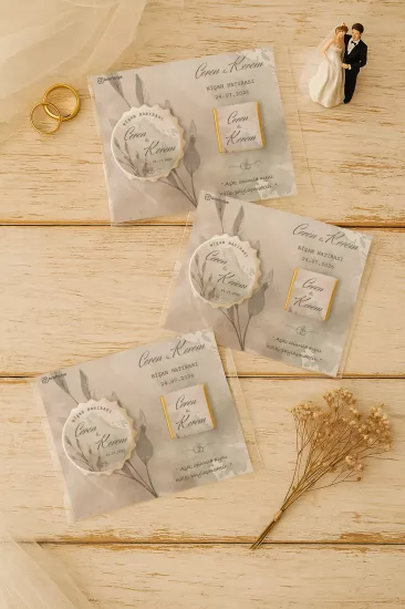 Kişiye Özel Çikolatalı Kalp Açacak Magnet | Söz, Nişan, Nikah, Düğün Hediyesi