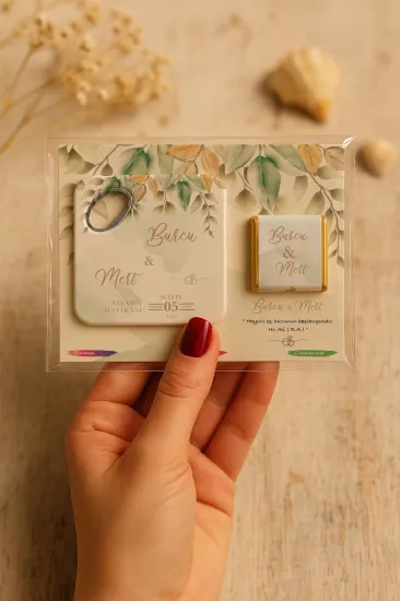 Kişiye Özel Çikolatalı Açacak Magnet – Baby Shower & Yeni Doğan Hediyesi