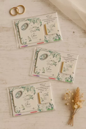 Kişiye Özel Çikolatalı Açacak Magnet – Baby Shower & Yeni Doğan Hediyesi