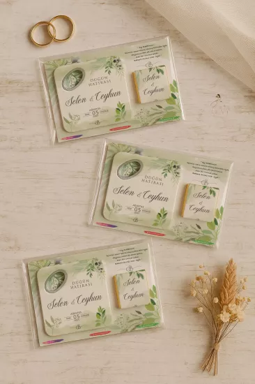 Kişiye Özel Çikolatalı Açacak Magnet – Baby Shower & Yeni Doğan Hediyesi