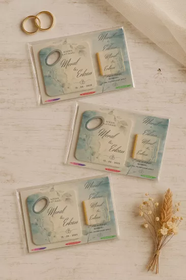 Kişiye Özel Çikolatalı Açacak Magnet – Baby Shower & Yeni Doğan Hediyesi