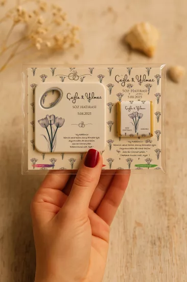 Kişiye Özel Çikolatalı Açacak Magnet – Baby Shower & Yeni Doğan Hediyesi