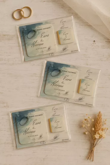 Kişiye Özel Çikolatalı Açacak Magnet – Baby Shower & Yeni Doğan Hediyesi