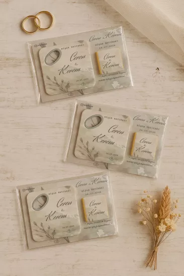 Kişiye Özel Çikolatalı Açacak Magnet – Baby Shower & Yeni Doğan Hediyesi