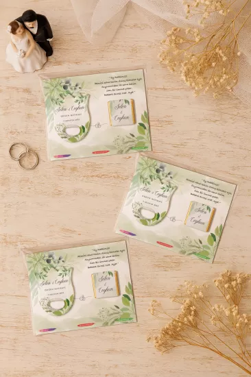 Söz Nişan Kına Nikah Düğün Hatırası Çikolatalı Lale Açacak Magnet