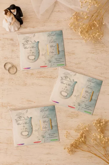 Söz Nişan Kına Nikah Düğün Hatırası Çikolatalı Lale Açacak Magnet