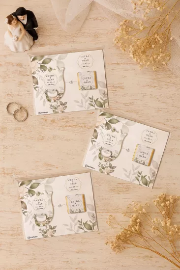 Söz Nişan Kına Nikah Düğün Hatırası Çikolatalı Lale Açacak Magnet