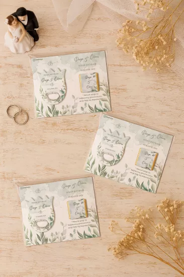 Söz Nişan Kına Nikah Düğün Hatırası Çikolatalı Lale Açacak Magnet