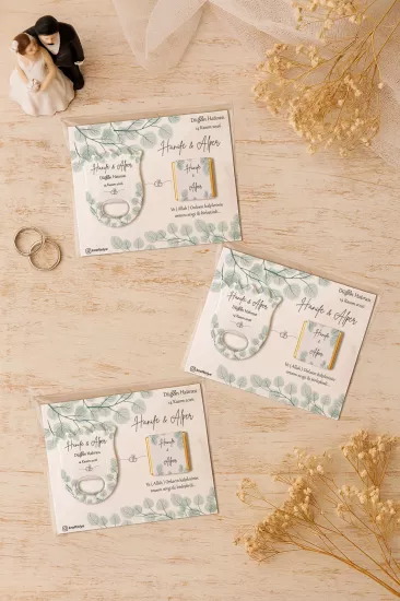 Söz Nişan Kına Nikah Düğün Hatırası Çikolatalı Lale Açacak Magnet