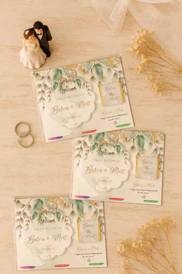 Çikolatalı Papatya Bardak Altlığı Açacak Magnet – Söz, Nişan, Kına, Nikah, Düğün Hediyesi