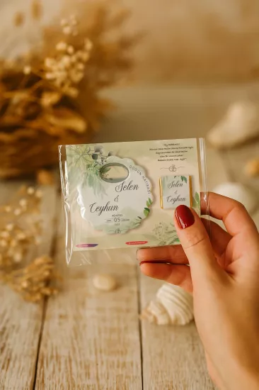 Çikolatalı Papatya Bardak Altlığı Açacak Magnet – Söz, Nişan, Kına, Nikah, Düğün Hediyesi