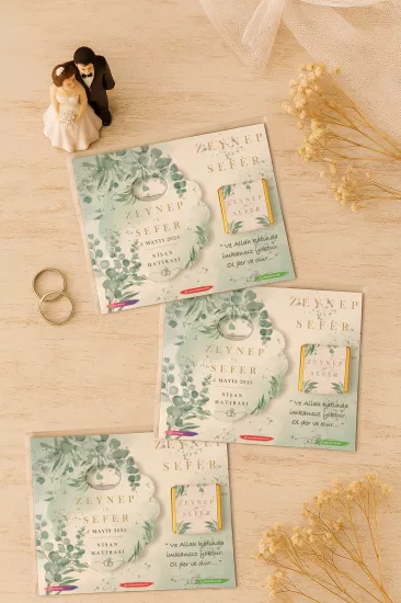 Çikolatalı Papatya Bardak Altlığı Açacak Magnet – Söz, Nişan, Kına, Nikah, Düğün Hediyesi