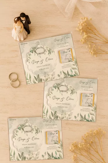 Çikolatalı Papatya Bardak Altlığı Açacak Magnet – Söz, Nişan, Kına, Nikah, Düğün Hediyesi