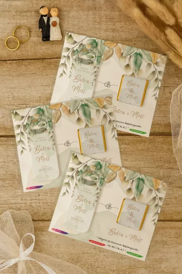 Çikolatalı Uzun Açacak Magnet – Söz, Nişan, Kına, Nikah, Düğün Hediyelikleri