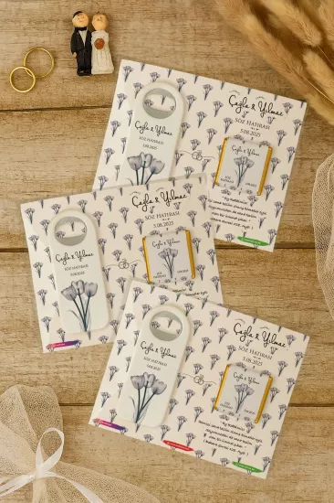 Çikolatalı Uzun Açacak Magnet – Söz, Nişan, Kına, Nikah, Düğün Hediyelikleri