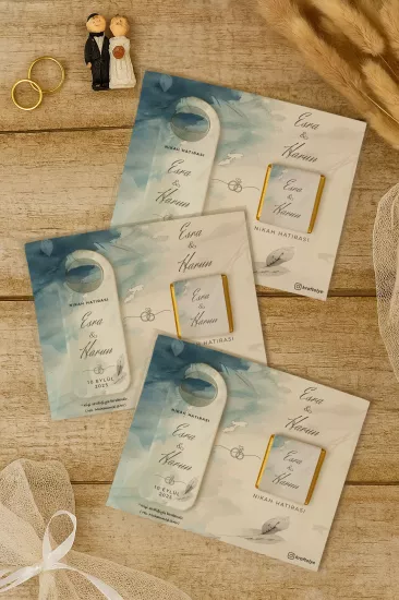 Çikolatalı Uzun Açacak Magnet – Söz, Nişan, Kına, Nikah, Düğün Hediyelikleri