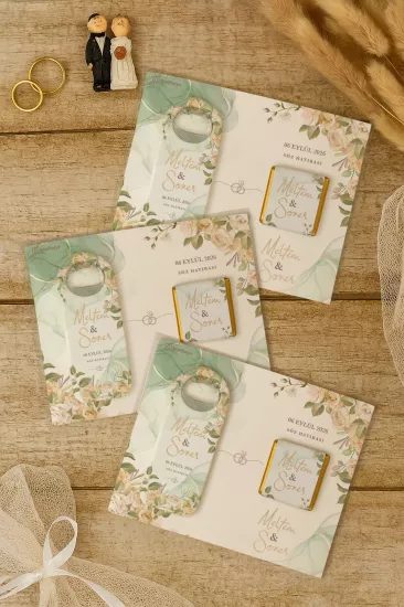 Çikolatalı Uzun Açacak Magnet – Söz, Nişan, Kına, Nikah, Düğün Hediyelikleri