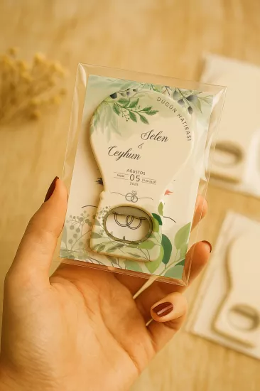 Kartlı Balon Açacak Magnet – Söz, Nişan, Kına, Nikah, Düğün Hediyesi