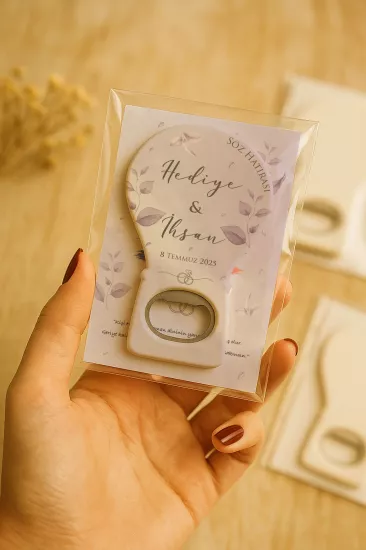 Kartlı Balon Açacak Magnet – Söz, Nişan, Kına, Nikah, Düğün Hediyesi