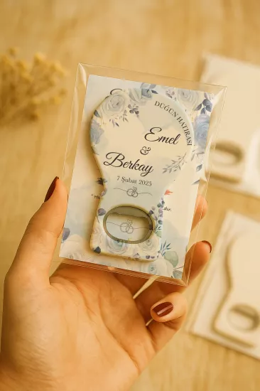 Kartlı Balon Açacak Magnet – Söz, Nişan, Kına, Nikah, Düğün Hediyesi