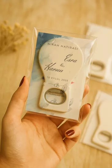 Kartlı Balon Açacak Magnet – Söz, Nişan, Kına, Nikah, Düğün Hediyesi