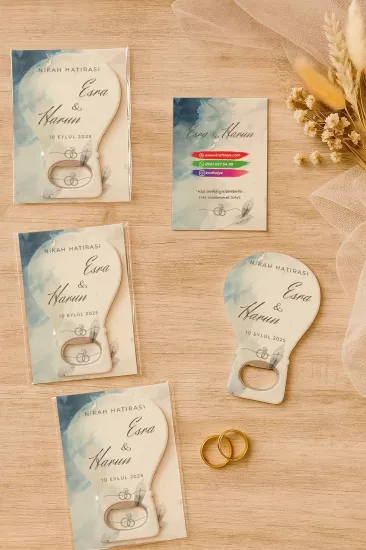 Kartlı Balon Açacak Magnet – Söz, Nişan, Kına, Nikah, Düğün Hediyesi