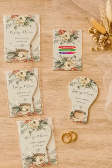 Kartlı Balon Açacak Magnet – Söz, Nişan, Kına, Nikah, Düğün Hediyesi