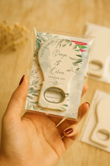 Kartlı Balon Açacak Magnet – Söz, Nişan, Kına, Nikah, Düğün Hediyesi
