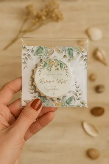 Söz Nişan Kına Nikah Düğün Hatırası – Jelatin Kartlı Kapak Açacak Magnet