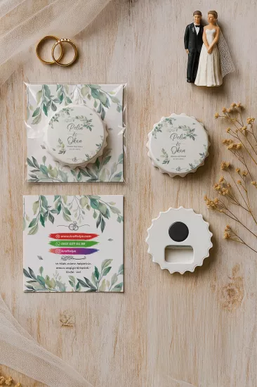 Söz Nişan Kına Nikah Düğün Hatırası – Jelatin Kartlı Kapak Açacak Magnet