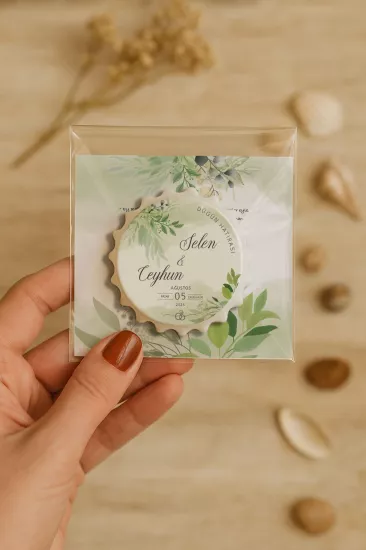 Söz Nişan Kına Nikah Düğün Hatırası – Jelatin Kartlı Kapak Açacak Magnet