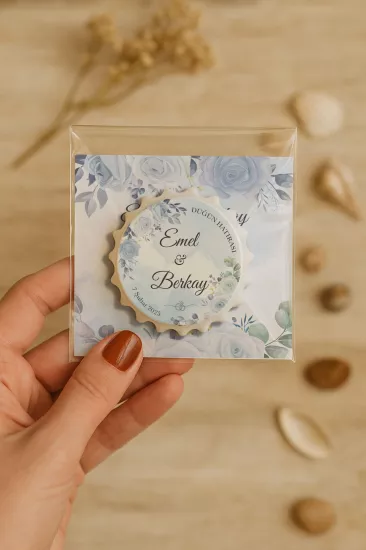 Söz Nişan Kına Nikah Düğün Hatırası – Jelatin Kartlı Kapak Açacak Magnet