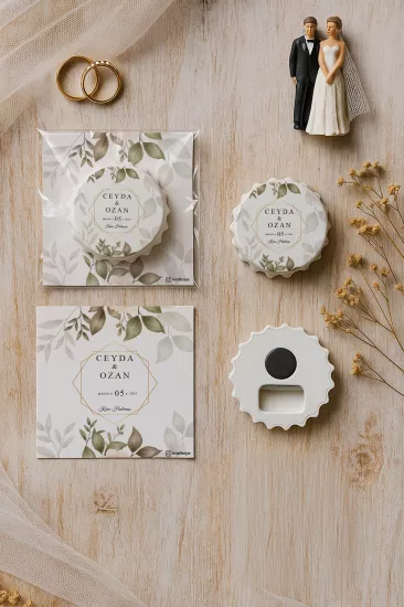 Söz Nişan Kına Nikah Düğün Hatırası – Jelatin Kartlı Kapak Açacak Magnet