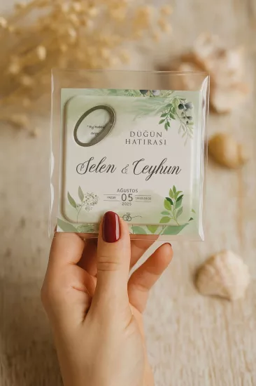 Kartlı Kare Açacak Magnet – Söz, Nişan, Kına, Nikah, Düğün Hediyesi