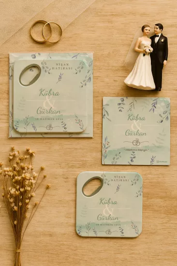 Kartlı Kare Açacak Magnet – Söz, Nişan, Kına, Nikah, Düğün Hediyesi