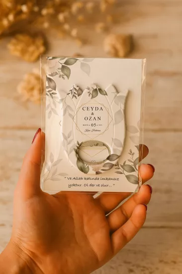 Kişiye Özel Lale Açacak Magnet | Söz, Nişan, Nikah, Düğün Hatırası