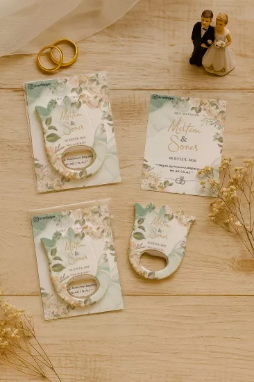 Kişiye Özel Lale Açacak Magnet | Söz, Nişan, Nikah, Düğün Hatırası