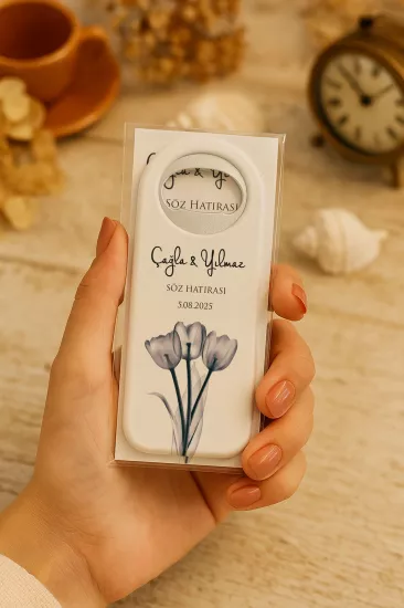 Jelatin Kartlı Uzun Açacak Magnet – Söz, Nişan, Kına, Nikah, Düğün Hediyelikleri