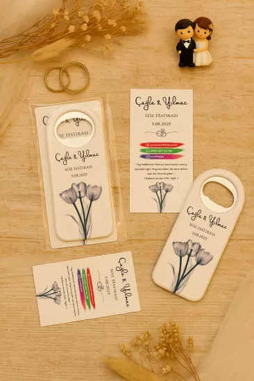 Jelatin Kartlı Uzun Açacak Magnet – Söz, Nişan, Kına, Nikah, Düğün Hediyelikleri