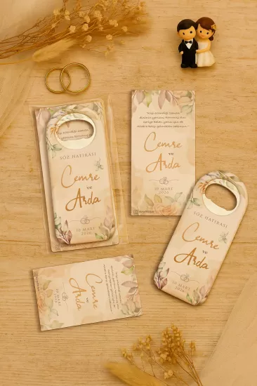 Jelatin Kartlı Uzun Açacak Magnet – Söz, Nişan, Kına, Nikah, Düğün Hediyelikleri