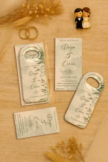 Jelatin Kartlı Uzun Açacak Magnet – Söz, Nişan, Kına, Nikah, Düğün Hediyelikleri