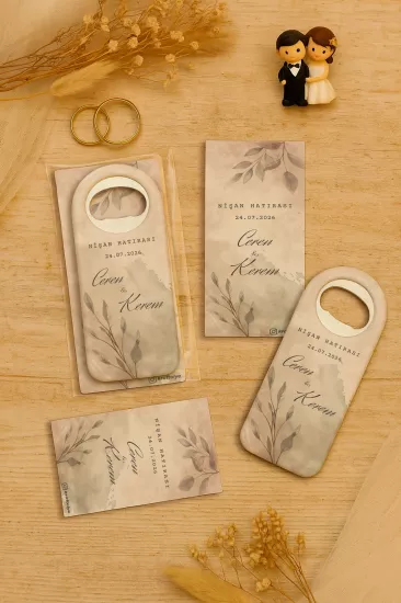 Jelatin Kartlı Uzun Açacak Magnet – Söz, Nişan, Kına, Nikah, Düğün Hediyelikleri