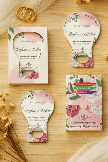 Kutulu Balon Açacak Magnet – Söz, Nişan, Kına, Nikah, Düğün Hediyesi