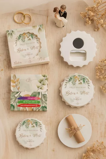 Söz Nişan Kına Nikah Düğün Hatırası – Kutulu Kapak Açacak Magnet