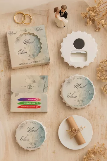 Söz Nişan Kına Nikah Düğün Hatırası – Kutulu Kapak Açacak Magnet