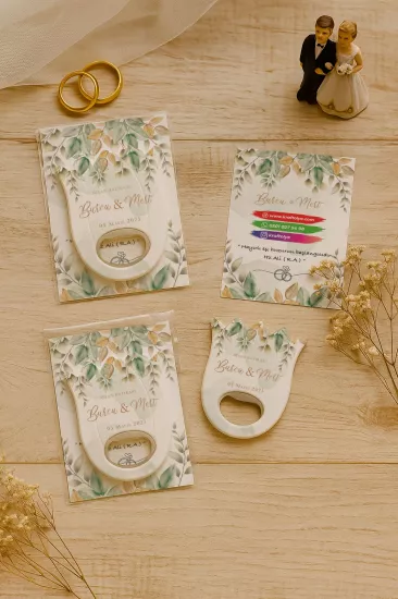 Kişiye Özel Lale Açacak Magnet | Söz, Nişan, Nikah, Düğün Hatırası